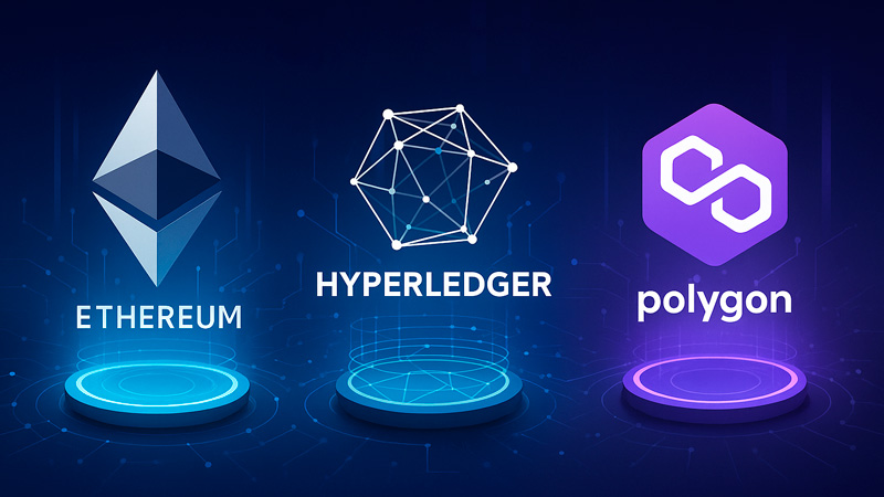 Choosing the Right Blockchain Platform: Ethereum vs Hyperledger vs Polygon (2025 Comparison)